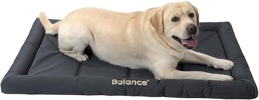 BALANCE Oxford Dog Bed for Extra Large Dogs, Waterproof Dogs Crates Pad Outdoor 2XL Dog Crate Mat, Wipe Clean & Easy Rinse, 48 inch