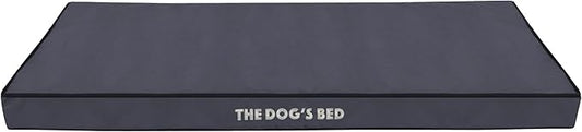The Dog's Bed Replacement Outer Cover (No Mattress) for XL Grey with Black Trim (Easy Clean Cover) 3.5 Inches Waterproof Orthopedic Dog Bed
