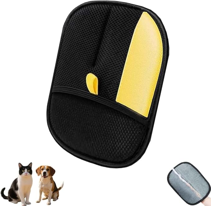 WEERSHUN Pets Hair Remover, Upgraded Electrostatic pet Hair Removal Gloves for Dog & Cats (1pcs)