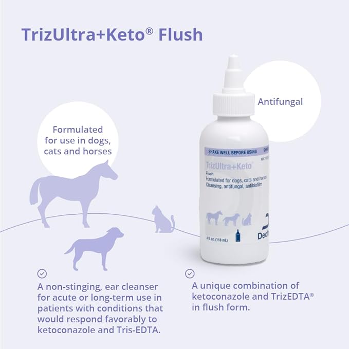TrizULTRA+Keto Flush for Dogs, Cats and Horses, 12 oz