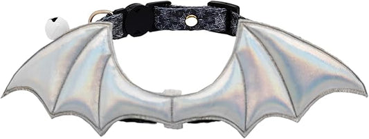2 Pack Breakaway cat Collars with Bell,Safety Quick Release Pendant Cute Kitten Collar,Adjustable 20-30cm (Black, 20-30cm)