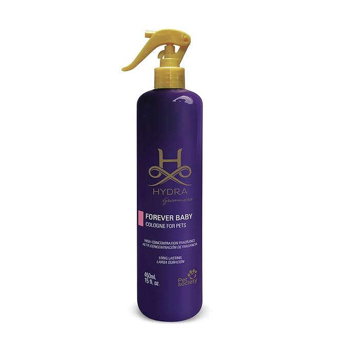 Hydra Forever Baby Pet Cologne, Finishing Cologne for Dogs and Cats, Grooming Spray, 15 FL. OZ