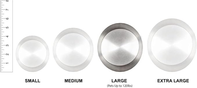 Pet Urn for Dogs and Cats with Personalized Laser Engraving, Ottillie Paws Premier Series Memorial Urns (Large Cloud White with Vertical Pewter Paws)