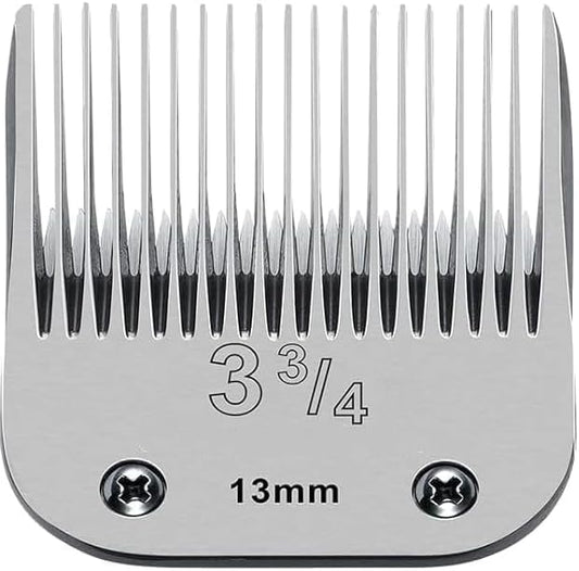 3-3/4 Detachable Replacement Ceramic Blades,compatible with oster Classic 76/Star-Teq/Power-Teq andi A*dis AGC,BDC,BGC,MBG Series Clippers，Size 3-3/4, 1/2-Inch（13mm）