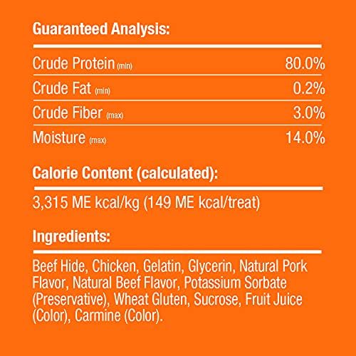 Good 'n' Fun Triple Flavor Twisted Ropes, 6 Count (Pack of 12)