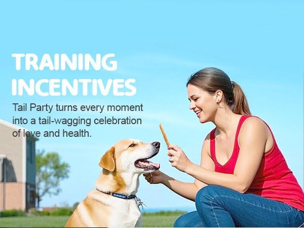 TailParty Turkey Tendons for Dogs with Fish Oil & Taurine: 1 lb All Natural Dental Chew Stick & Puppy Training Treats Long Lasting Snack for Health-Conscious Pet Owners(Strip)