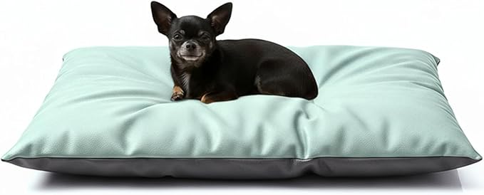 Dog Comfort Bed Mat Double-Sided Two-Tone Tech Fabric Pet Bed Suitable for All Seasons, Comfortable Dog Bed for Small Dogs (Blue&Gray)