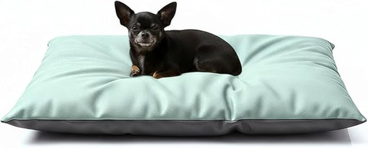 Dog Comfort Bed Mat Double-Sided Two-Tone Tech Fabric Pet Bed Suitable for All Seasons, Comfortable Dog Bed for Small Dogs (Blue&Gray)