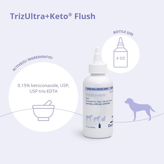TrizULTRA+Keto Flush for Dogs, Cats and Horses, 12 oz