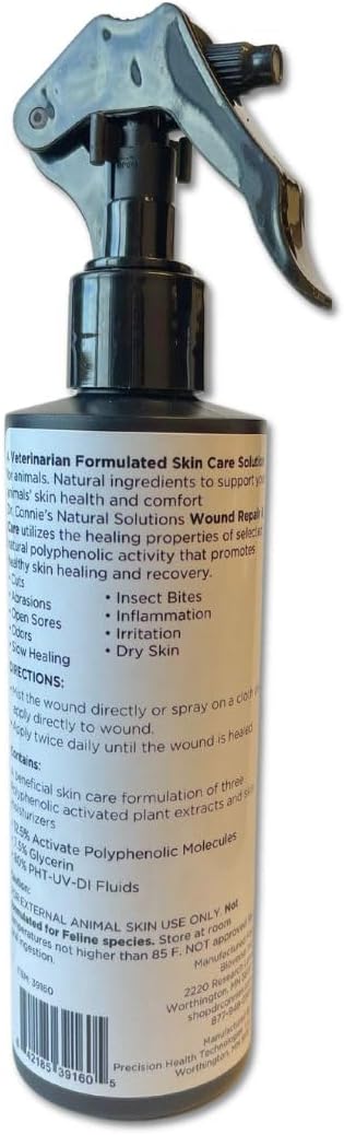 Healthy Ponds Dr. Connie's Natural Solutions Wound Repair & Care for Sporting Dogs | Veterinarian Formulated Skin Care Solution | Promotes & Enhances Skin Healing