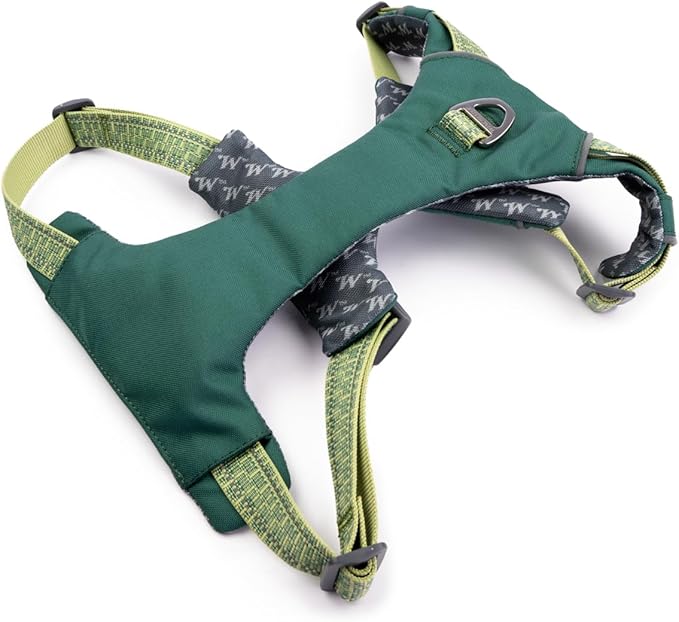 Winchester Pet No-Pull Adjustable Soft Padded Dog Vest Harness with Reflective Stitching, Smoke Pine, Small