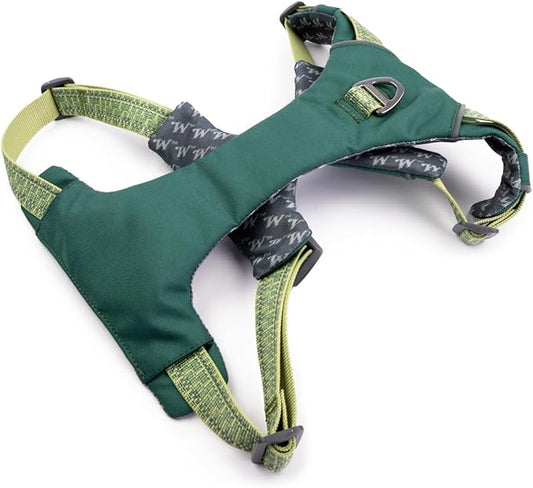 Winchester Pet No-Pull Adjustable Soft Padded Dog Vest Harness with Reflective Stitching, Smoke Pine, Large
