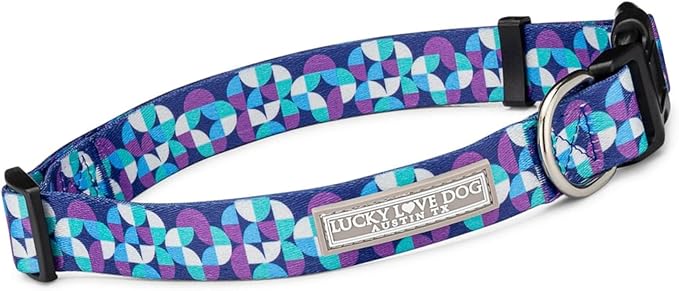 Lucky Love Dog - Adjustable Dog Collar with Easy Click Buckle for Small to Large Dogs, Durable, & Comfortable for Male & Female Dogs, Pet Collar for Puppies & Adult Ones - Jasper, Small