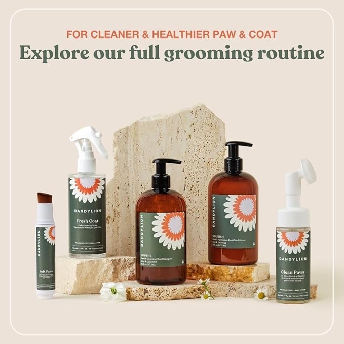 Fresh Coat Waterless Dog Shampoo | Daily Cleansing Spray for Clean & Fresh Coat | Fragrance-Free & Vet Approved | Gentle & Cruelty-Free No Rinse Dry Shampoo for Dogs