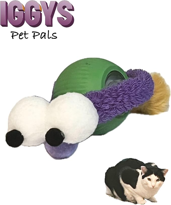 Cat Ball Critter Toy USB Charged Featuring Three Modes Fast Unpredictable Movement,Flipping with led Lights and Sure to Keep Your pet Entertained.