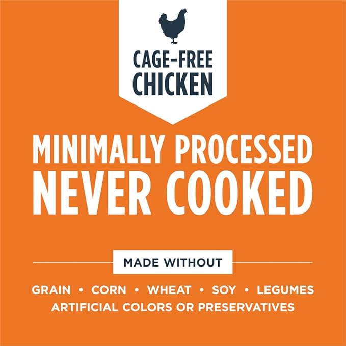 Instinct Freeze Dried Raw Meals, Natural Dry Dog Food, Grain Free - Cage Free Chicken, 3 oz. Bag
