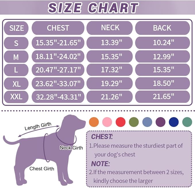 Dog Winter Jackets, Furry Collar Warm Coats for Dogs with Fleece Lining, Water Resistant Adjustable Dog Coat for Winter, Reflective Doggie Appreal with Leash Hole and Buckle, Purple L