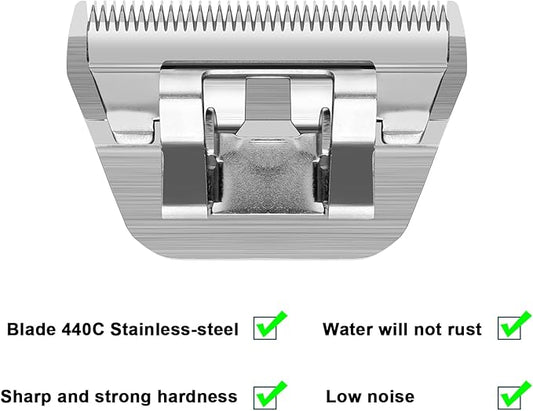 2 Pack 30 Wide Blades for Dog Grooming,Compatible with Andis,Oster A5,Wahl km10 Clippers,Cutting Length 1/100"