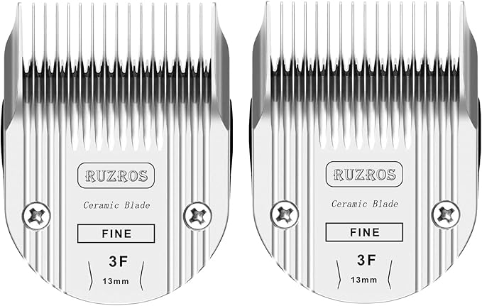 3F Pet Dog Standard Grooming Replacement Blade Compatible with Wahl 5 in 1 Arco,Bravura,Chromado,Creativa,Figura,Motion,Bellissima Clippers,Cutting Length 1/2 in 13mm 2 Pack