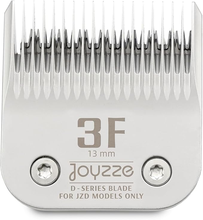 D Series Clippers Blades - Premium Quality, Compatible with Piranha Clippers Only - Achieve Professional Pet Grooming,Ideal for Trimming and All Hair Types -Dog Grooming Blades (D Series 3F)