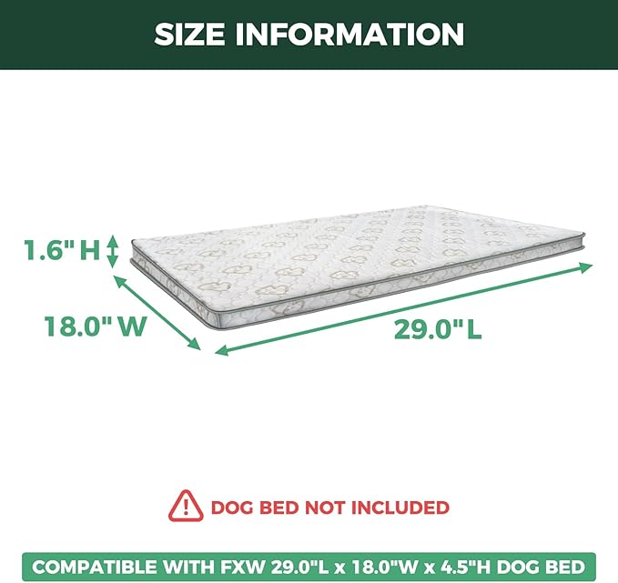 FXW Exclusive Dog Bed Cover, Only Compatible with FXW 29-Inch Titanest Dog Bed│Patented