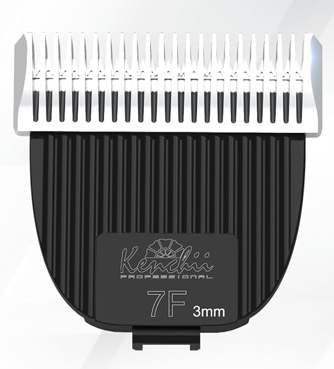 Kenchii Flash Clipper Blade (7F,3mm) Only Compatible with Flash Clipper,Black & White