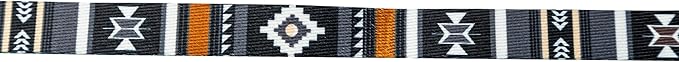 Wolfgang Heavy Duty Martingale Dog Collar with Quick Release Nylon Buckle for Walking & Training, NewMoon Print, Medium