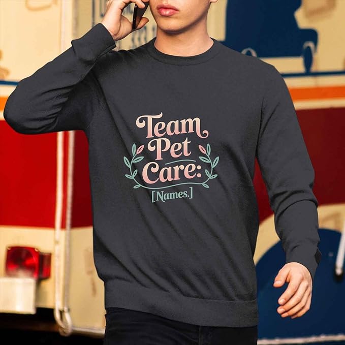 Classic Hobby Group T-Shirt with Name Interest Fun Trend Pet Care - Team Pet Care Black