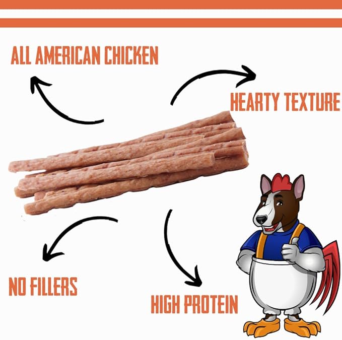 Bully Boy's Famous Chicken Sticks Dog Treats | Free from Wheat, Corn, Soy, or Gluten | USA Sourced Ingredients | with Smokehouse Chicken | Made in Utah | 15 oz - 3 Pack