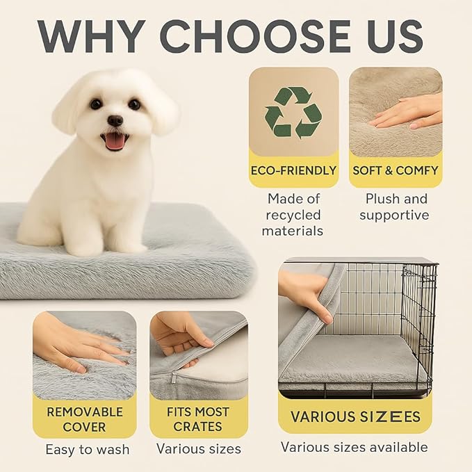 Dog beds, pet beds(XX-Large) - Premium Quality, Washable & Portable, Eco-Friendly, Multiple Sizes, Stylish Design, Removable Cover, Size XXLarge(47.24 X 31.49 X 3.93) inch