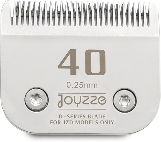 D Series Clippers Blades - Premium Quality, Compatible with Piranha Clippers Only - Achieve Professional Pet Grooming,Ideal for Trimming and All Hair Types -Dog Grooming Blades (D Series #40)