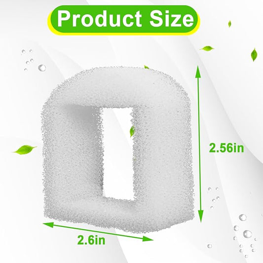 Cat Water Fountain Filters, Pet Fountain Sponge Pre-Filters Compatible with Multiple Pet Fountains, Replacement Filter for Dog and Cat 12 Packs