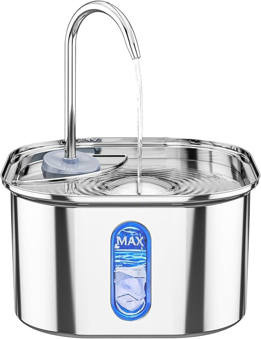 Cat Water Fountain: Cat Fountain - Water Fountains for Cats Indoor - 108oz/3.2L Cat Fountains for Drinking - Pet Water Fountain - Ultra Silent - Cat Drinking Fountain for Small Dogs