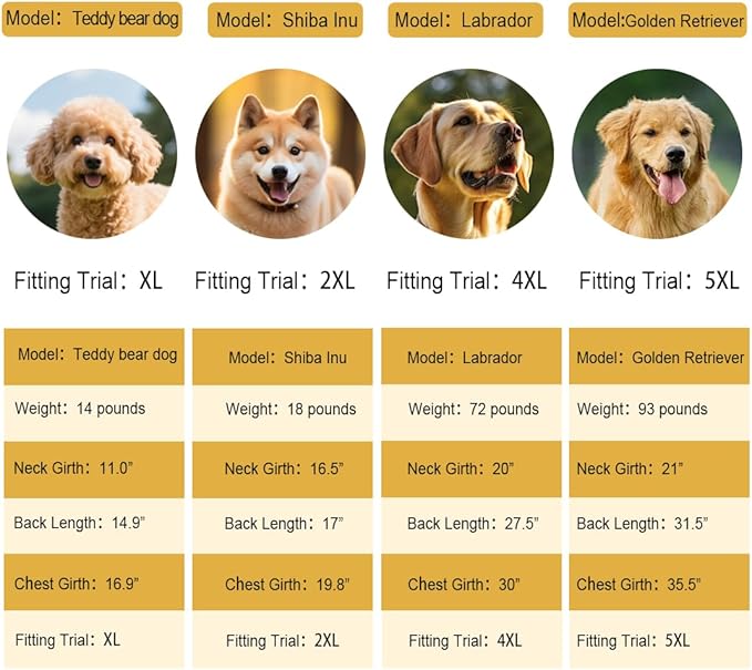 Dog Rain Coats for Small and Medium Dogs Waterproof, Raincoat Apparel Poncho Waterproof Dog Clothes Pet Jacket Dog Raincoats Jacket for Small Sized Dogs (Red,2XL)