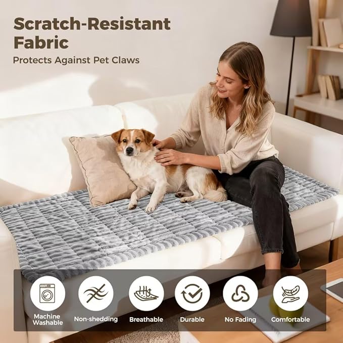 Couch Covers for Dogs, Washable Sofa Couch Cover for Pet, Couchs Covers for Cushion Sofa Pet Friendly, Non Slip Sofa Cover (27.6''*59.06''/60 x 150cm)