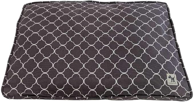 Molly Mutt Sheepy Wool-Filled Crate Pad, GOTS-Certified 100% Organic Cotton Canvas Cover with Soft 100% Natural Wool Insert, Ideal for Dog Bed or Kennel, Clark Gable, 42" x 28" x 2.5"