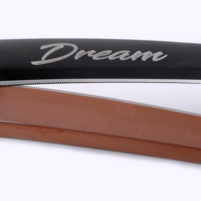 Furzone 7.5” DREAM Curved Shear Pet Dog Grooming Scissors, Patent Grip Design, Easy Adjust, Japanese 440C Tempered Steel, Lightweight, Professional Dog Scissors For Dog Grooming (Serrated)