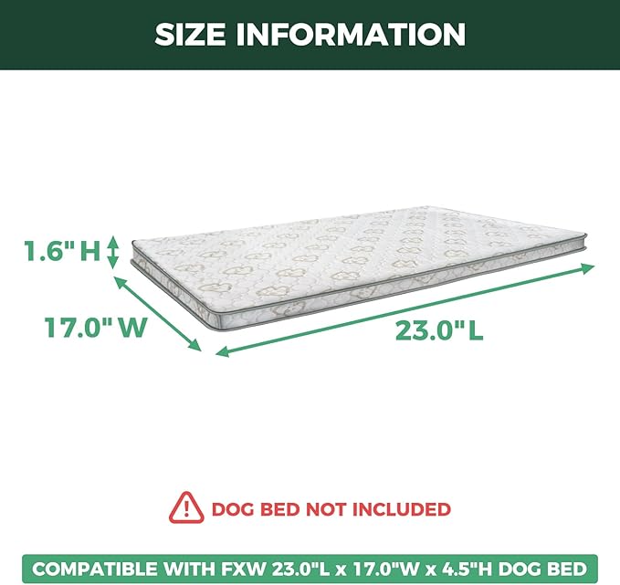 FXW Exclusive Dog Bed Cover, Only Compatible with FXW 23-Inch Titanest Dog Bed│Patented