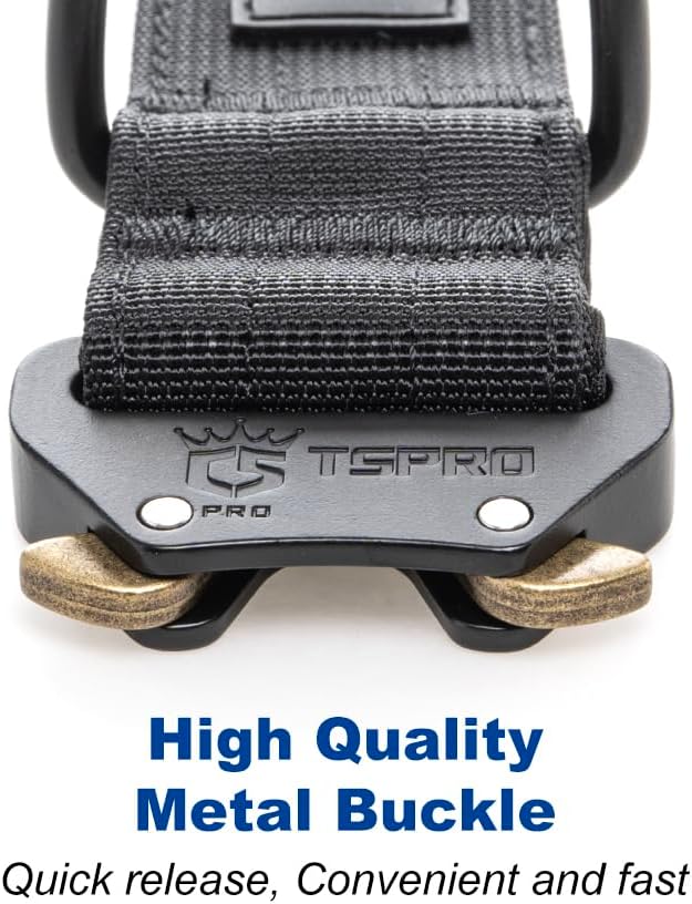 TSPRO Premium Dog Collars Tactical Dog Collar with Patch and Heavy Duty Quick-Release Metal Buckle Durable Thick and Adjustable for Medium to Large Dogs (Camo Cyan L)