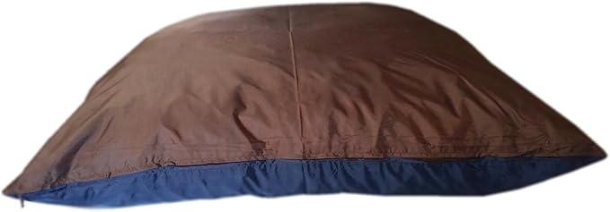 55''x37 Gray Microsuede Extra Large Size Mixed Shredded Memory Foam Premium Overfilled Pet Dog Orthopedic Pillow Bed with Waterproof - Resistant Inner Cover + Free Bonus 2nd External Cover