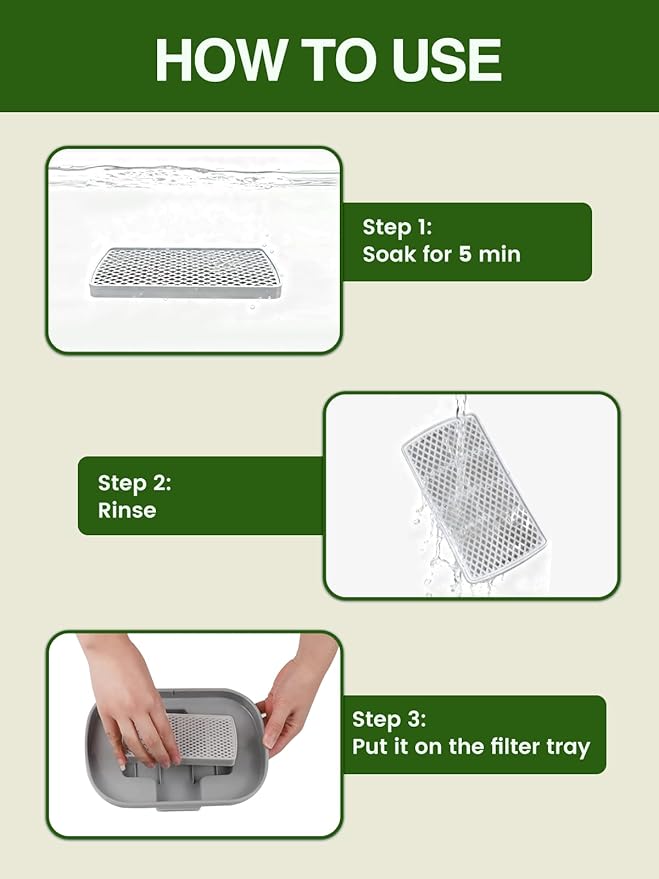 Cat Water Fountain Stainless Steel with 3 Filter
