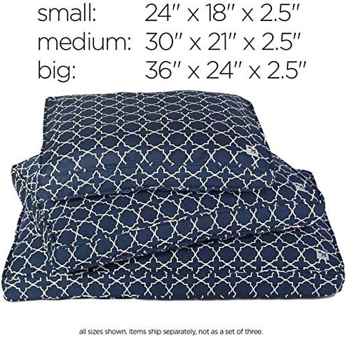 Molly Mutt Sheepy Wool-Filled Crate Pad - Comfy Pooch Dog Bed - Comfort Cuddler - Royal Bed for Dogs and Cats (30", Romeo & Juliet)