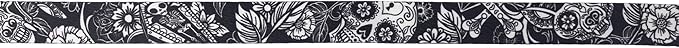 Wolfgang Heavy Duty Martingale Dog Collar with Quick Release Nylon Buckle for Walking & Training, LosMuertos Print, Extra Large