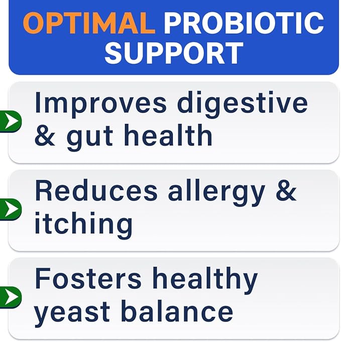 Bark&Spark Dog Probiotics & Digestive Enzymes (Gut Health) Allergy & Itchy Skin - Pet Diarrhea Gas Treatment Upset Stomach Relief Pill, Digestion Health Tummy Treat (180Ct Bacon)