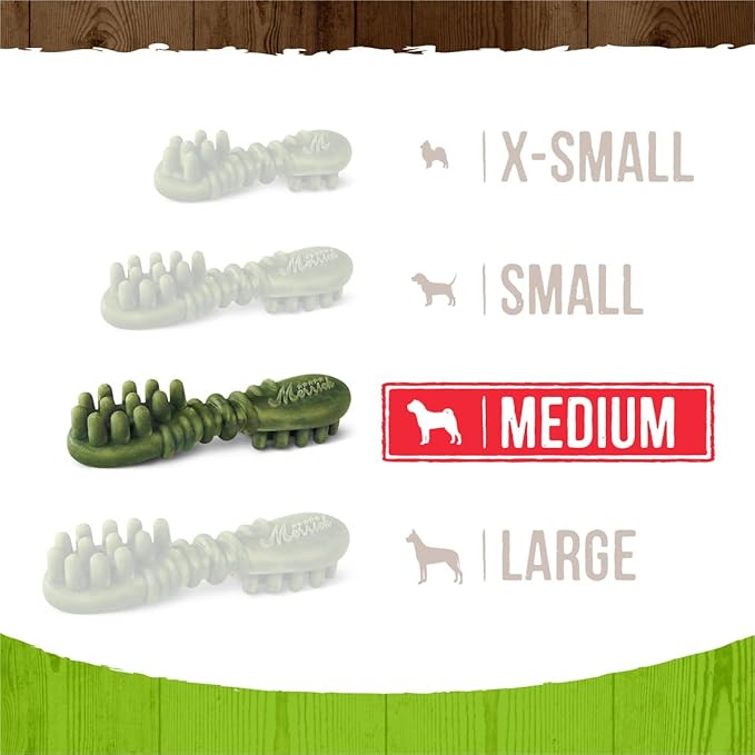 Merrick Fresh Kisses Natural Dental Chews Infused With Coconut And Botanical Oils For Medium Dogs 25-50 Lbs - 30 ct. Box