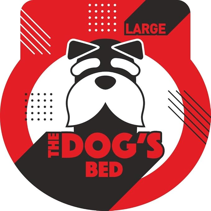 The Dog's Bed Replacement Outer Cover ONLY (Outer Cover ONLY - NO Bed, NO Waterproof Inner) for The Dog's Bed, Washable Fabric, Large 6 Inches (Grey Linen)