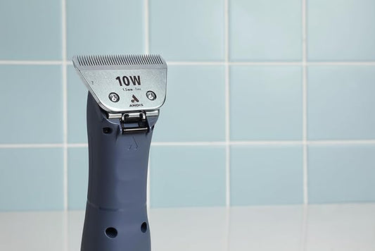 Andis 561460 ceramicEDGE #10W Fine Wide Blade, Small Animal and Pet Grooming, Detachable Replacement Blade, Long Lasting, Stainless Steel