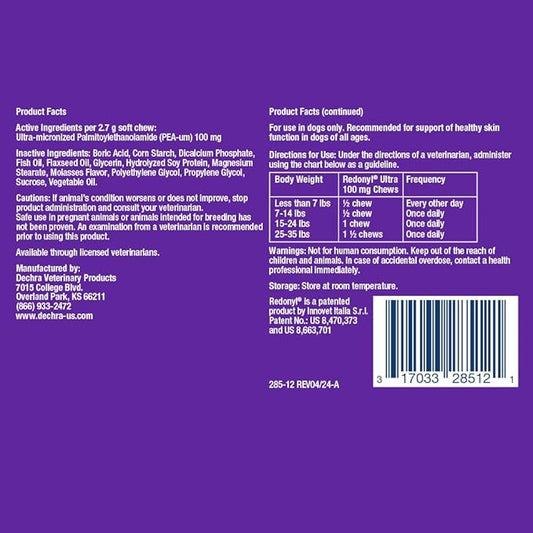 Redonyl Ultra Soft Chews for Dogs 100 mg, 120 Count