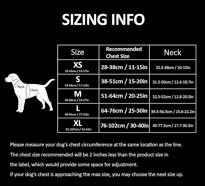 TRUE LOVE Adjustable No-Pull Dog Harness Reflective Pup Vest Harnesses Comfortable Control Brilliant Colors TLH5651(Black,XL)