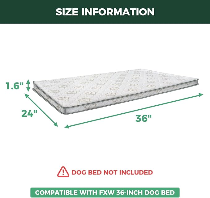 FXW Exclusive Dog Bed Cover, Only Compatible with FXW 36-Inch Titanest Dog Bed│Patented